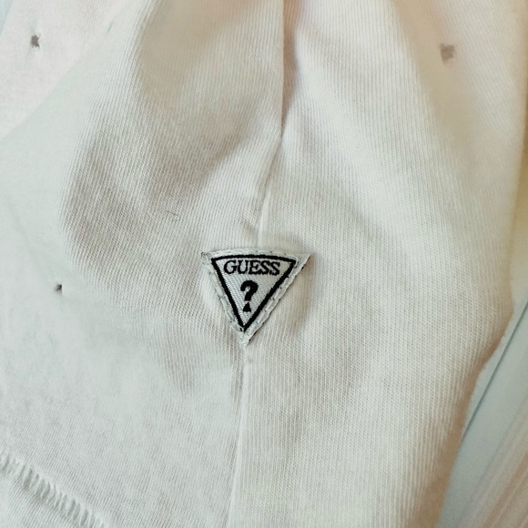 🍭 GUESS Mens Trippy Livin' Graphic T-Shirt, White, X-Large - Picture 9 of 11